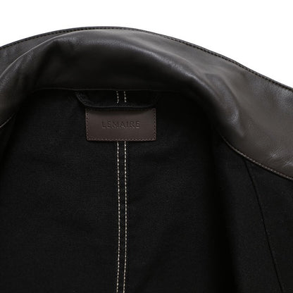 LEMAIRE ルメール 襟レザー デニムシャツ SH1261 LD1071