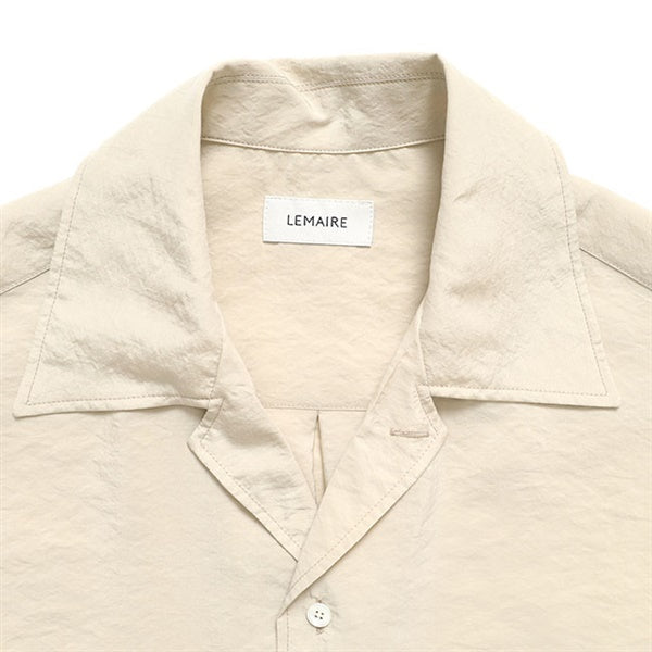 LEMAIRE ルメール ドライシルク オープンカラーシャツ SH1233 LF1308