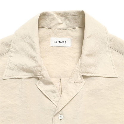 LEMAIRE ルメール ドライシルク オープンカラーシャツ SH1233 LF1308