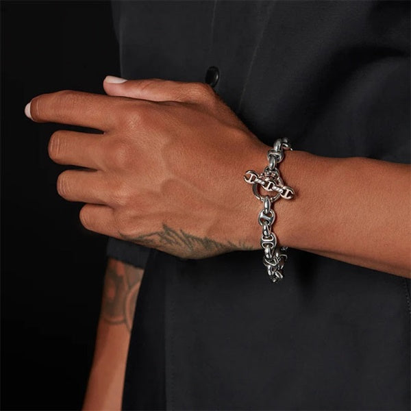 HOORSENBUHS ホーセンブース 10MM OPEN-LINK BRACELET HB061 オープンリンク シルバー ブレスレット 9911700212