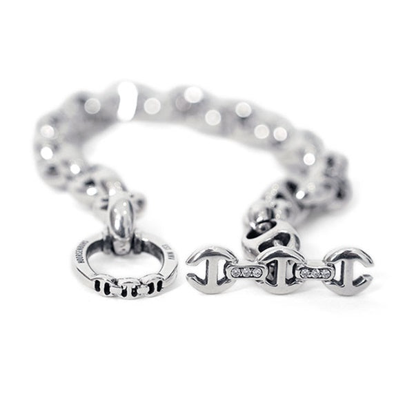 HOORSENBUHS ホーセンブース 10MM OPEN-LINK BRACELET HB061 オープンリンク シルバー ブレスレット 9911700212