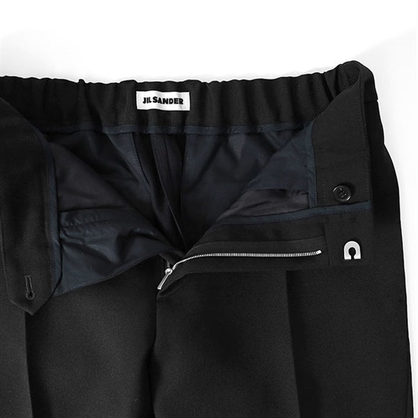 JIL SANDER ジルサンダー ウールギャバジン テーパードパンツ