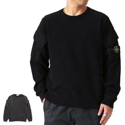 STONE ISLAND ストーンアイランド 袖ポケット プルオーバー スウェット K2S15 6100008