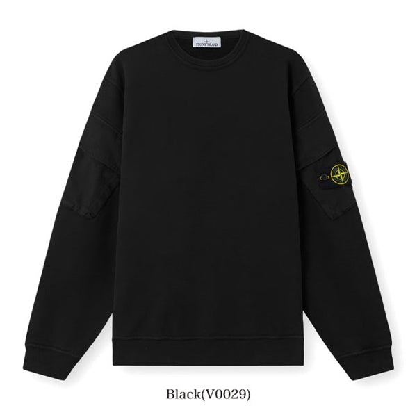 STONE ISLAND ストーンアイランド 袖ポケット プルオーバー スウェット K2S15 6100008