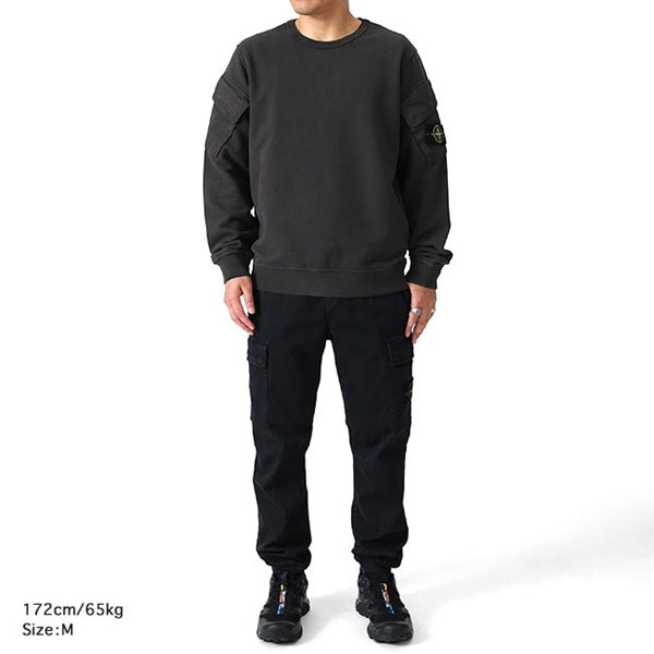 STONE ISLAND ストーンアイランド 袖ポケット プルオーバー スウェット K2S15 6100008