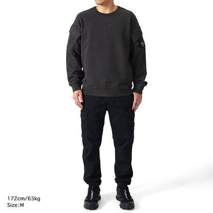 STONE ISLAND ストーンアイランド 袖ポケット プルオーバー スウェット K2S15 6100008