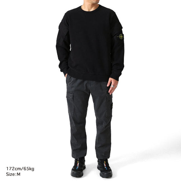 STONE ISLAND ストーンアイランド 袖ポケット プルオーバー スウェット K2S15 6100008