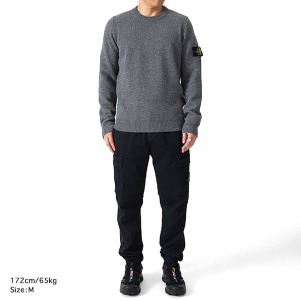 STONE ISLAND ストーンアイランド 7ゲージ ラムウール クルーネック セーター K2S15 5100072