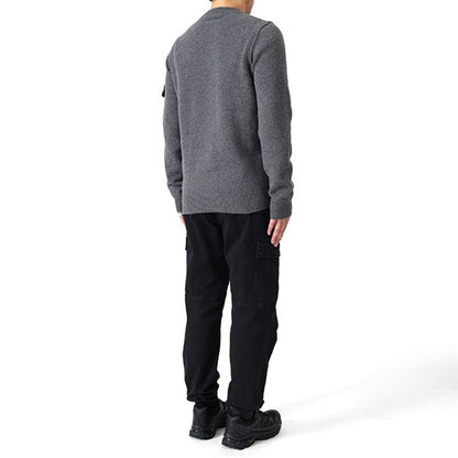 STONE ISLAND ストーンアイランド 7ゲージ ラムウール クルーネック セーター K2S15 5100072