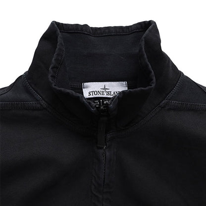 STONE ISLAND ストーンアイランド オールド加工 キャンバス スタンドカラー ジップジャケット K2S15 6100056