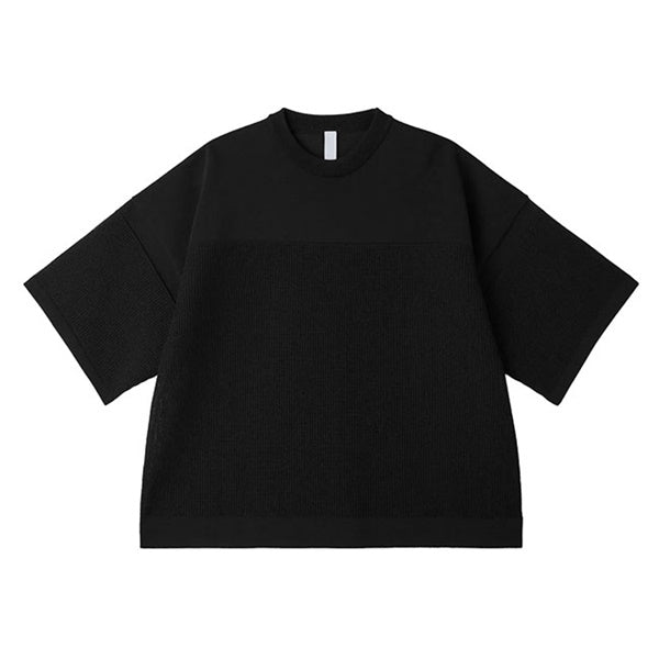 CFCL シーエフシーエル WAFFLE LUCENT SHORT SLEEVE TEE SHIRT リラックス ワッフルニット Tシャツ CF011KN010