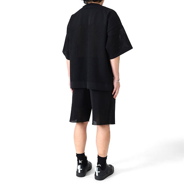 CFCL シーエフシーエル WAFFLE LUCENT SHORT SLEEVE TEE SHIRT リラックス ワッフルニット Tシャツ CF011KN010