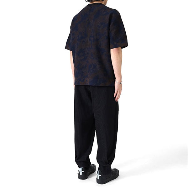 CFCL シーエフシーエル DYEING SHORT SLEEVE TEE SHIRT ミラノリブ ムラ染め ニットTシャツ CF011KN112