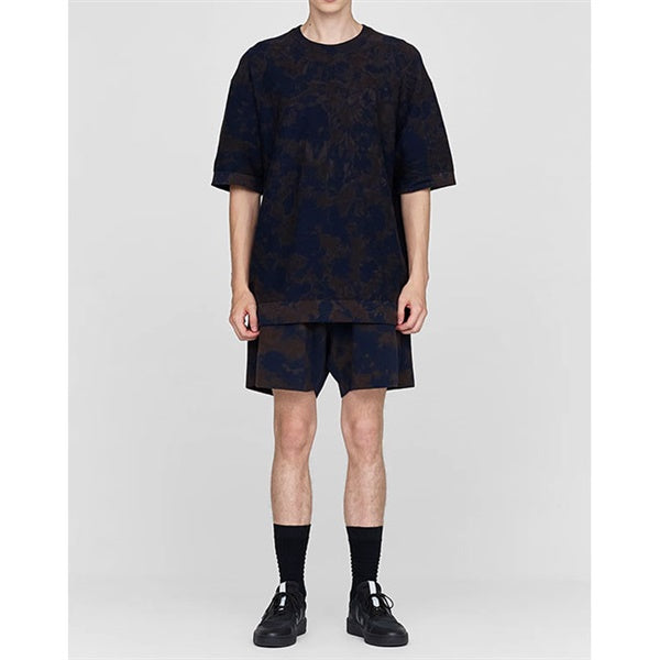 CFCL シーエフシーエル DYEING SHORT SLEEVE TEE SHIRT ミラノリブ ムラ染め ニットTシャツ CF011KN112