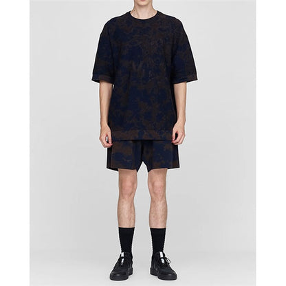 CFCL シーエフシーエル DYEING SHORT SLEEVE TEE SHIRT ミラノリブ ムラ染め ニットTシャツ CF011KN112