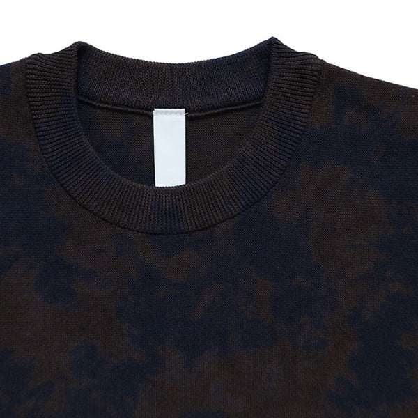 CFCL シーエフシーエル DYEING SHORT SLEEVE TEE SHIRT ミラノリブ ムラ染め ニットTシャツ CF011KN112