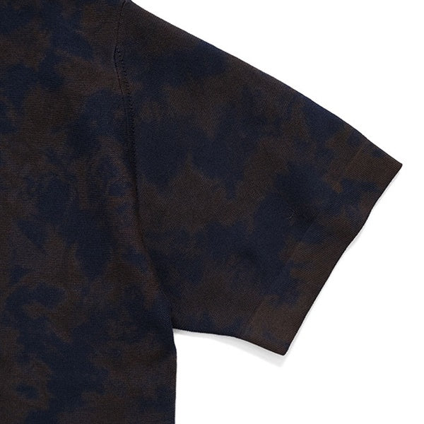 CFCL シーエフシーエル DYEING SHORT SLEEVE TEE SHIRT ミラノリブ ムラ染め ニットTシャツ CF011KN112