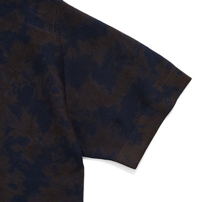 CFCL シーエフシーエル DYEING SHORT SLEEVE TEE SHIRT ミラノリブ ムラ染め ニットTシャツ CF011KN112