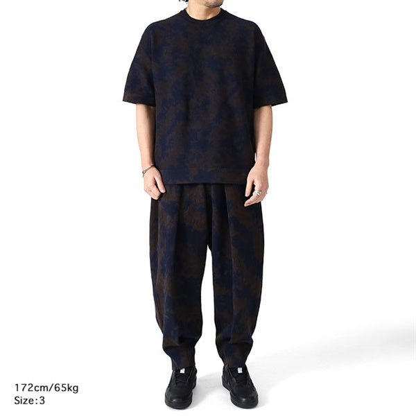 CFCL シーエフシーエル DYEING MILAN TUCKED PANTS ミラノリブ ムラ染め タックドパンツ CF011KF196
