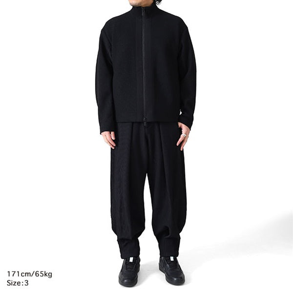 CFCL シーエフシーエル WAFFLE LUCENT STAND COLLAR ZIP BLOUSON ワッフルニット スタンドカラージャケット CF011KC004