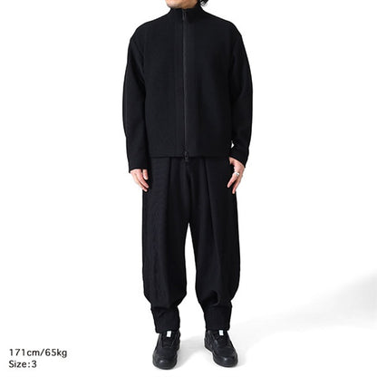 CFCL シーエフシーエル WAFFLE LUCENT STAND COLLAR ZIP BLOUSON ワッフルニット スタンドカラージャケット CF011KC004