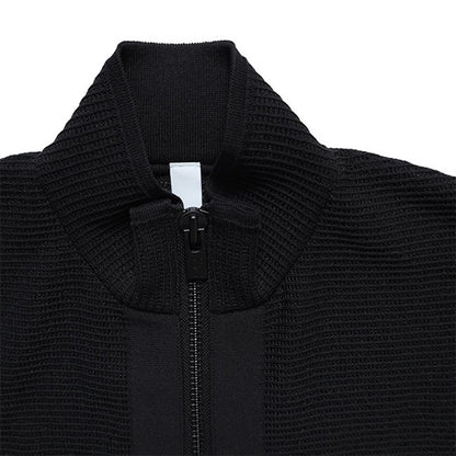CFCL シーエフシーエル WAFFLE LUCENT STAND COLLAR ZIP BLOUSON ワッフルニット スタンドカラージャケット CF011KC004