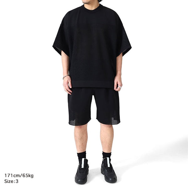 CFCL シーエフシーエル WAFFLE LUCENT HALF PANTS ワッフルニット ショーツ CF011KF009
