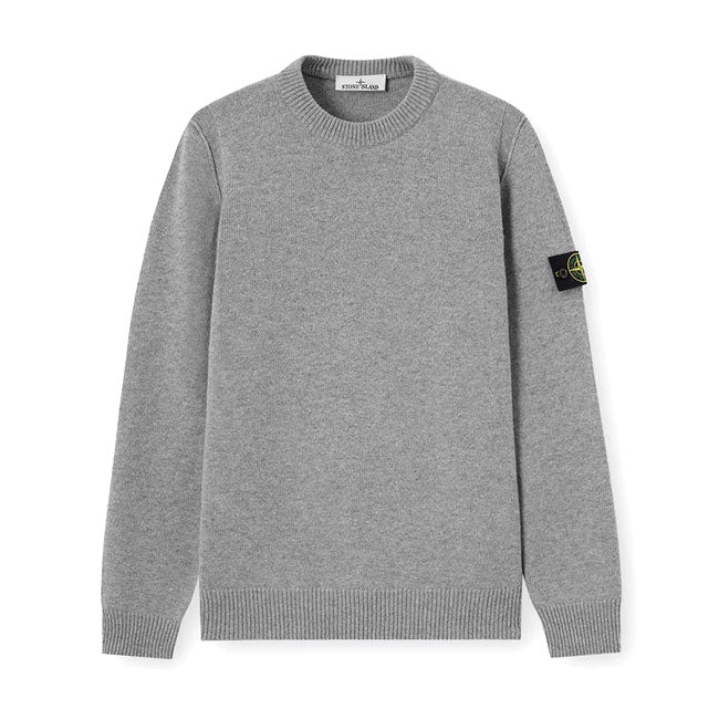 STONE ISLAND LAMBSWOOL CREW NECK KNIT 5100072 S00A3 V0M60