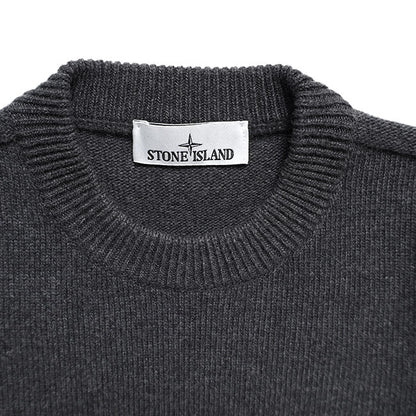 STONE ISLAND LAMBSWOOL CREW NECK KNIT 5100072 S00A3 V0M62