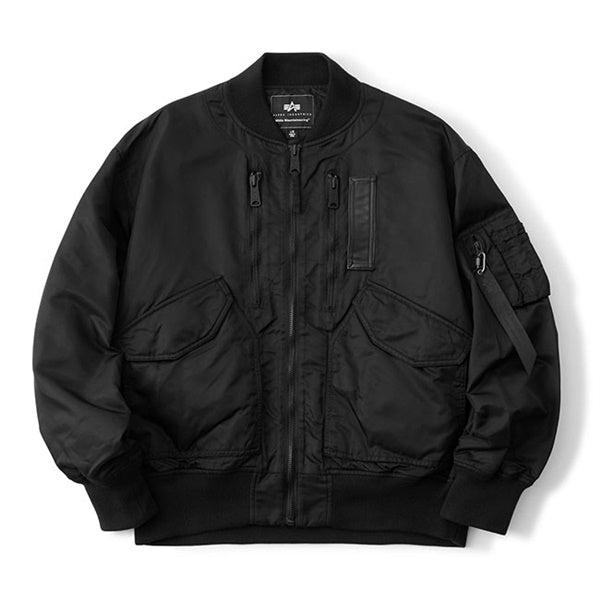 White Mountaineering × ALPHA INDUSTRIES ホワイトマウンテニアリング アルファ インダストリーズ MA-1 フライトジャケット WM2573201