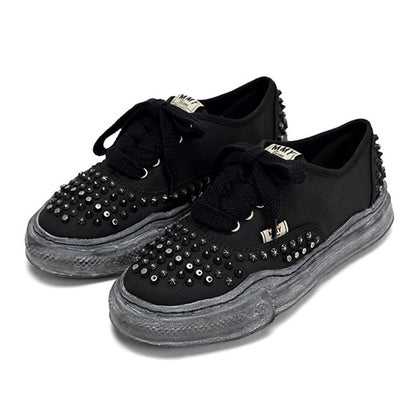 Maison MIHARA YASUHIRO メゾンミハラヤスヒロ BAKER ベイカー スタッズ キャンバス スニーカー A15FW733