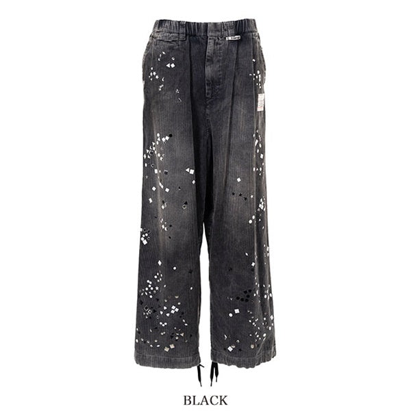 Maison MIHARA YASUHIRO メゾンミハラヤスヒロ エンベリッシュド コーデュロイ ワイドパンツ A15PT034