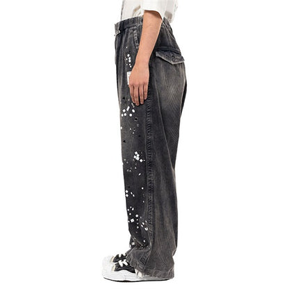 Maison MIHARA YASUHIRO メゾンミハラヤスヒロ エンベリッシュド コーデュロイ ワイドパンツ A15PT034