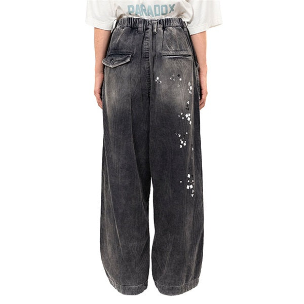Maison MIHARA YASUHIRO メゾンミハラヤスヒロ エンベリッシュド コーデュロイ ワイドパンツ A15PT034