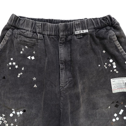 Maison MIHARA YASUHIRO メゾンミハラヤスヒロ エンベリッシュド コーデュロイ ワイドパンツ A15PT034