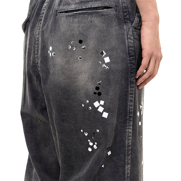 Maison MIHARA YASUHIRO メゾンミハラヤスヒロ エンベリッシュド コーデュロイ ワイドパンツ A15PT034