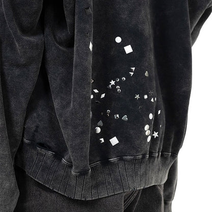 Maison MIHARA YASUHIRO メゾンミハラヤスヒロ エンベリッシュド クルーネック スウェット A15PO562