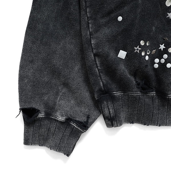 Maison MIHARA YASUHIRO メゾンミハラヤスヒロ エンベリッシュド クルーネック スウェット A15PO562