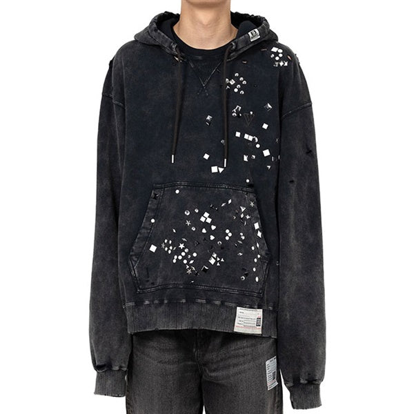 Maison MIHARA YASUHIRO メゾンミハラヤスヒロ エンベリッシュド クルーネック スウェットパーカー A15HD561