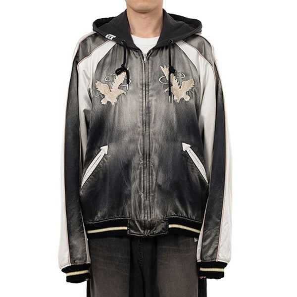 Maison MIHARA YASUHIRO メゾンミハラヤスヒロ リバーシブル フード付き スーベニアジャケット J15BL143