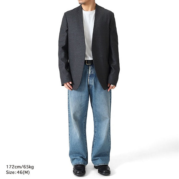 Maison Margiela メゾンマルジェラ バージンウール ノーカラージャケット S50BN0553 S47782 860M