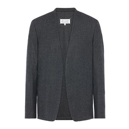 Maison Margiela メゾンマルジェラ バージンウール ノーカラージャケット S50BN0553 S47782 860M