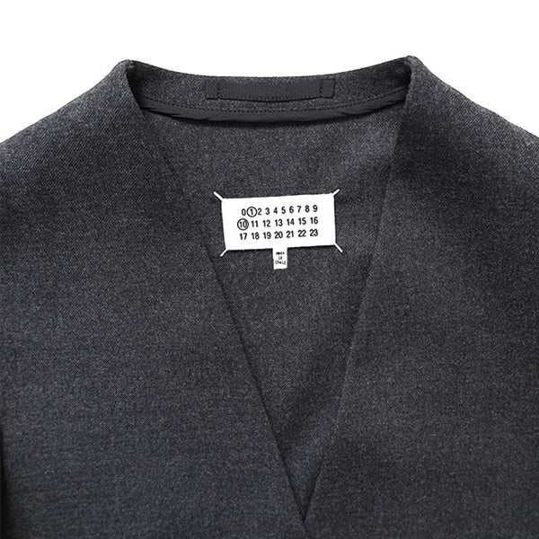 Maison Margiela メゾンマルジェラ バージンウール ノーカラージャケット S50BN0553 S47782 860M
