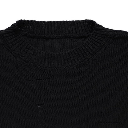 MM6 エムエムシックス メゾンマルジェラ ディストレスド レイヤリング コットンセーター SH0HL0037 M13220 900