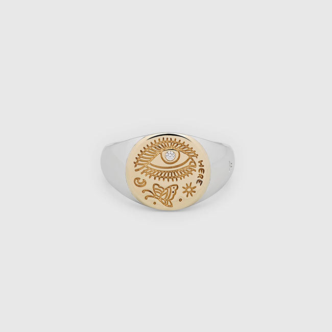 TOMWOOD × Guy Le Tatooer Butterfly Ring Gold 101623 **