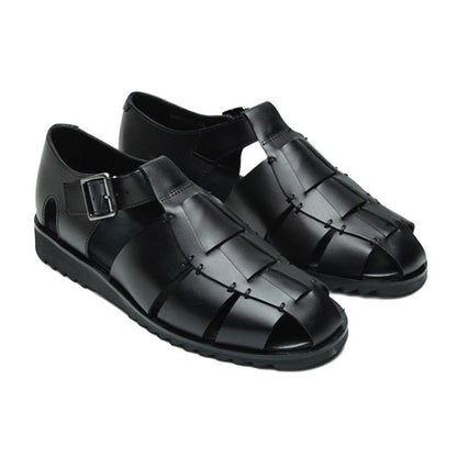 Paraboot パラブーツ PACIFIC パシフィック レザーグルカサンダル 123312 編み込み メンズ
