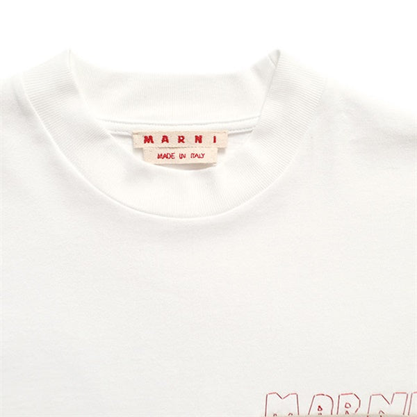 MARNI マルニ 胸ポケット ロゴ刺繍Tシャツ HUMU0352QS UTC406