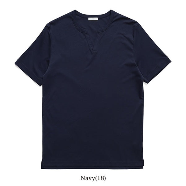 nomiamo ノミアモ スーピマコットン キーネックTシャツ nom-AD **
