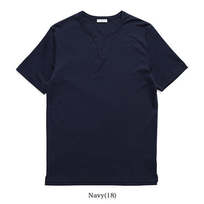 nomiamo ノミアモ スーピマコットン キーネックTシャツ nom-AD **