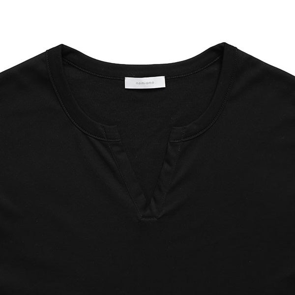 nomiamo ノミアモ スーピマコットン キーネックTシャツ nom-AD **